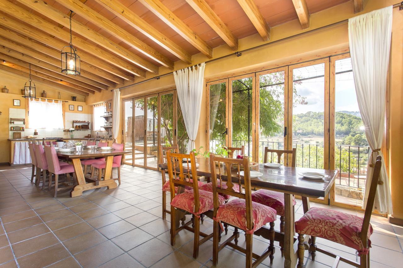 Es Castellet De Bunola Villa Bunyola Bagian luar foto